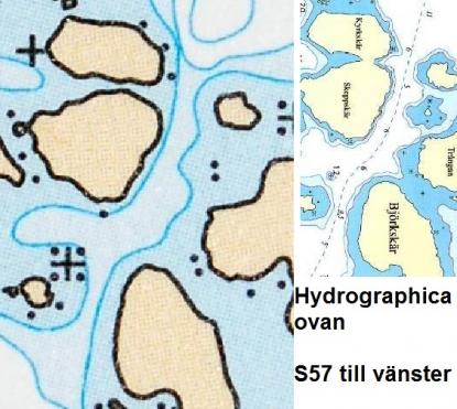 &Ouml;n finns inte med i varken Sjöfartsverkets S57 eller Hydrographicas kort. Pinsamt för Navionics. Den som köper Navionics sjökort idag eller uppdaterar sina äldre, kommer heller inte att se ön enligt uppgift. Navionics har ett snabbt uppdateringssystem som är gratis under ett år för alla som köper sjökort. Uppdatering kan ske från den egna datorn via Navionics webbplats.