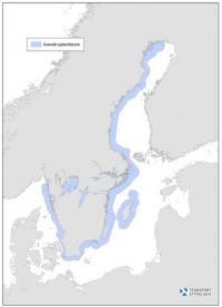 Svensk sjöterritorium sträcker sig 12 sjömil utanför gränslinjen \