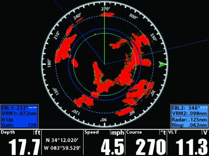 Humminbird har numera radar i sitt navigatorprogram.