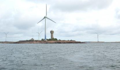 Stora Båtskär, Nyhamn, går inte att missa om man är på väg till eller från Rödhamn.