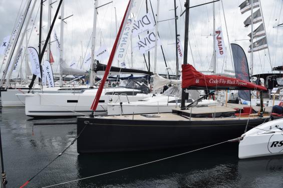 Black Pepper Yachts visade dagseglaren Code O, byggd i kolfiber, för första gången i Skandinavien. Prislappen ligger på över 300 000 Euro.