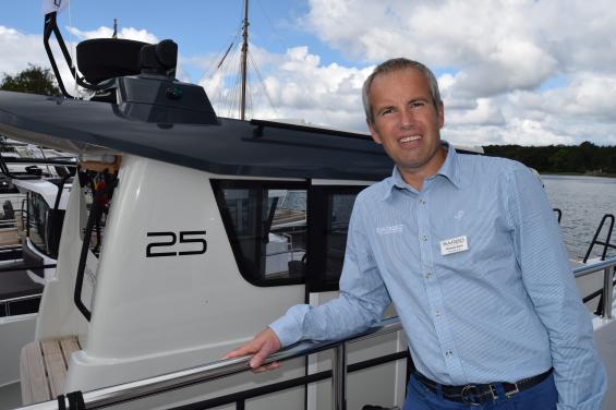 Thomas Sarin, VD för Sarins båtar i Finland.