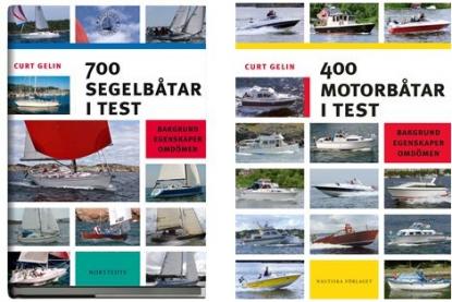 700 segelbåtar i test eller 400 motorbåtar i test, Norstedts förlag, är mumma för den som letar bland olika båtmodeller och dess utseende, måttuppgifter och omdömen från experter.