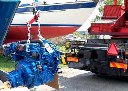 Solé Mini 55 blev vårt val av ny motor till Hallberg Rassy 352. Den gamla Peugeot-dieseln MD 21 från Volvo Penta hade gjort sitt.