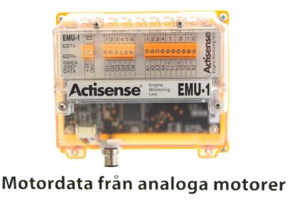 Marinplus visade elektroniklådan som omvandlar äldre motorers analoga visning till digital visning för till exempel ett NMEA 2000 nätverk. Således kan du se motorinformation i din navigator även om motorn inte är av senaste modell.