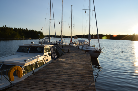 Synskär innanför Gåshällans fyr. Vi är här mellan Gävle och Söderhamn.