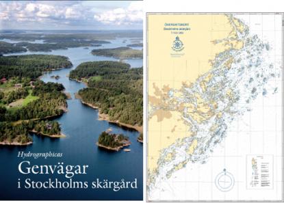 Till boken finns ett nyproducerat sjökort i skala 1: 100 000. Det är tryckt på ett starkt papper som tål väta. Sjökortet kan köpas separat.