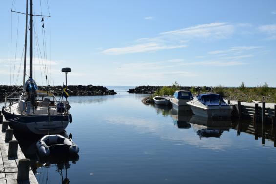 Grans hamn, vy mot öster.